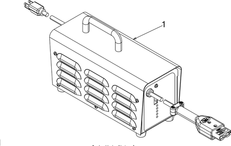 Charger Diagram and Parts List for RZT-S42ZERO (17AVCEDS710)(2016) Cub Cadet Lawn Tractor